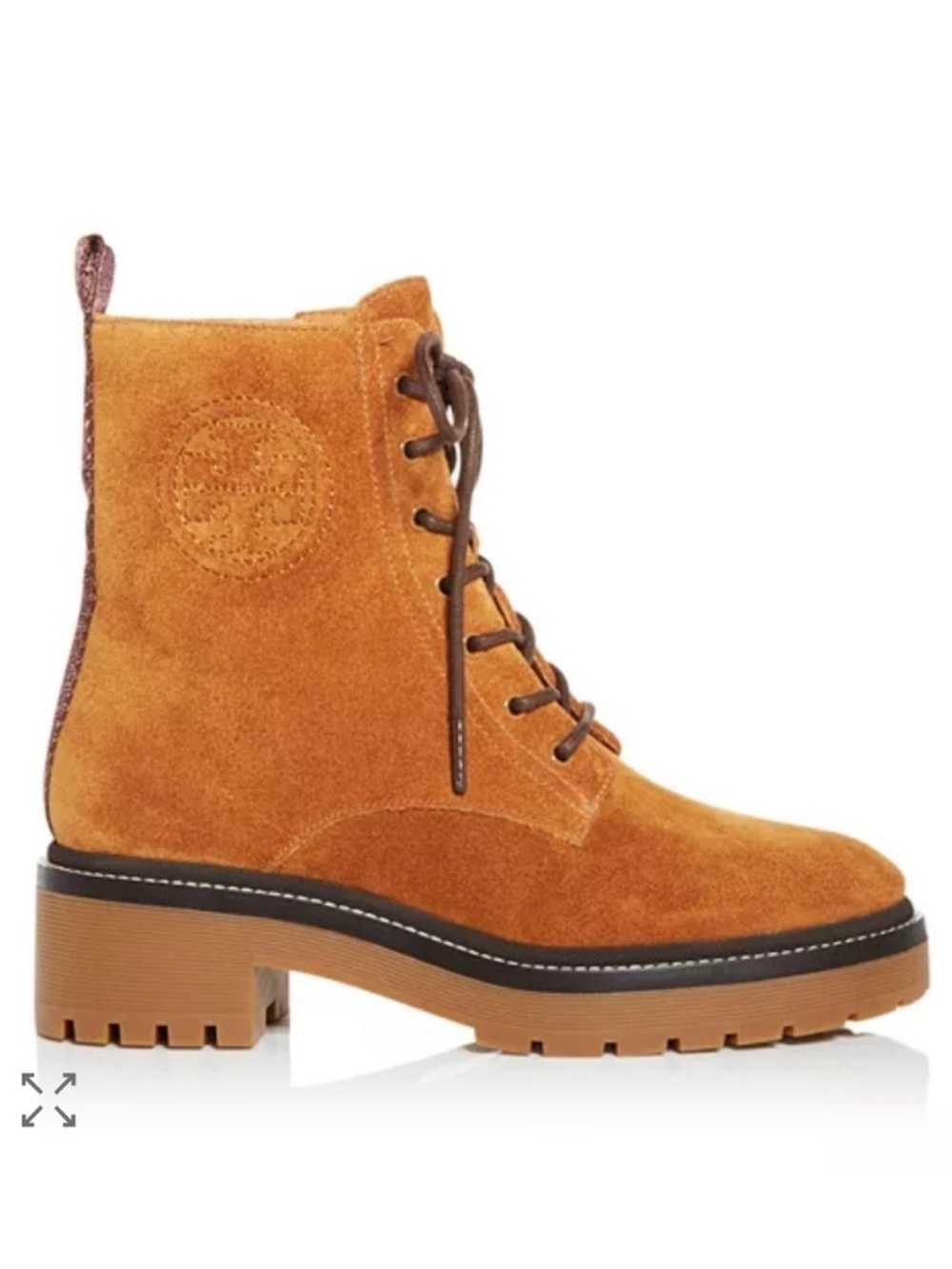 Tory Burch Miller Suede Lug Sole Boots